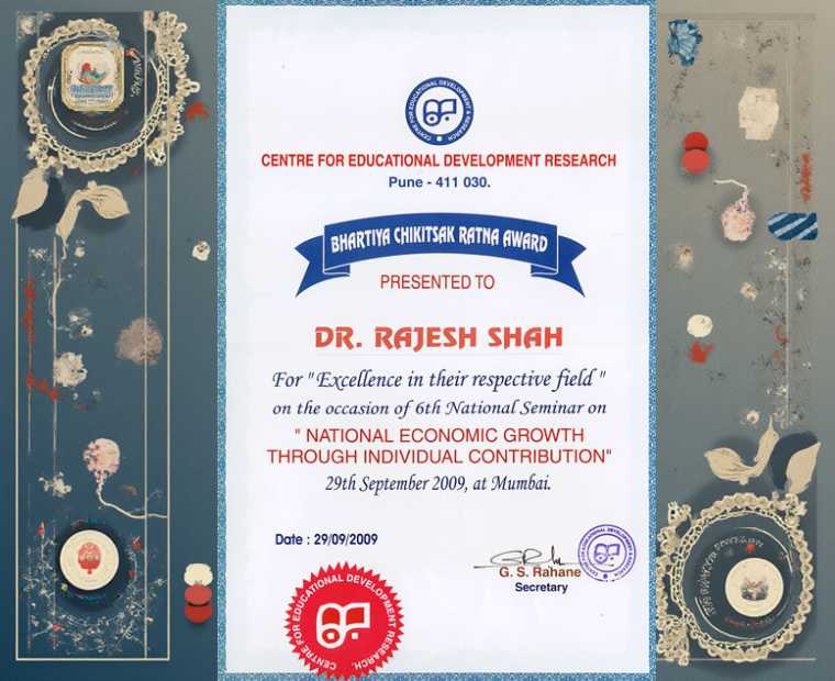 Bharatiya Chikista Ratna award