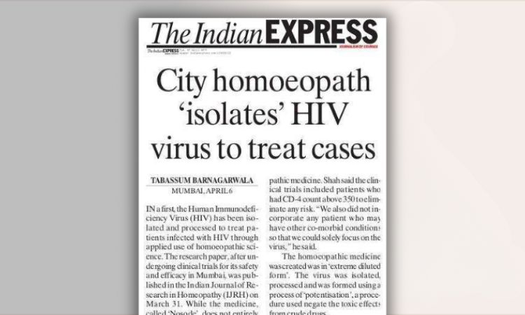 City homeopath isolates HIV virus to treat cases