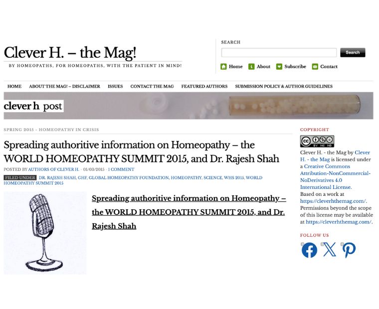 Clever H interview with Dr Shah