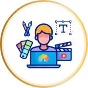 Graphic Designer cum Video Editor LF Icon