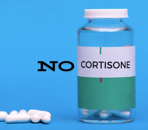 No to cortisone