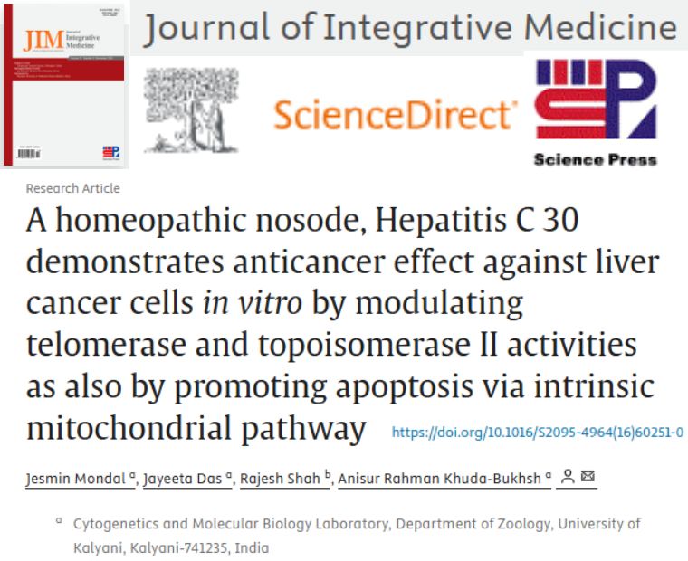 Anticancer Hep C nosode